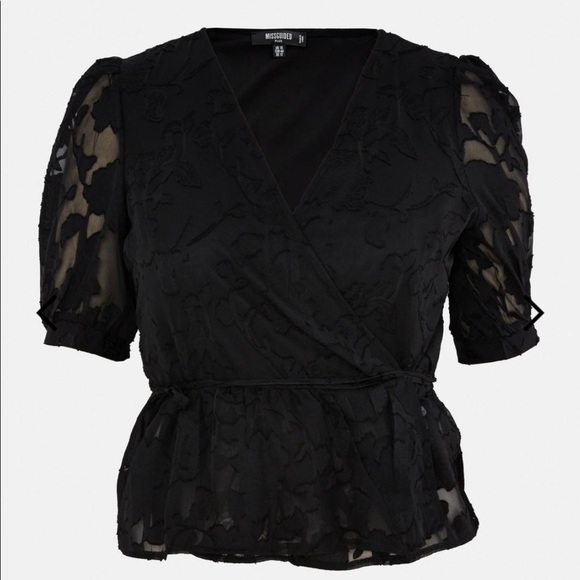 Missguided Tops - Misguided Wrap Top